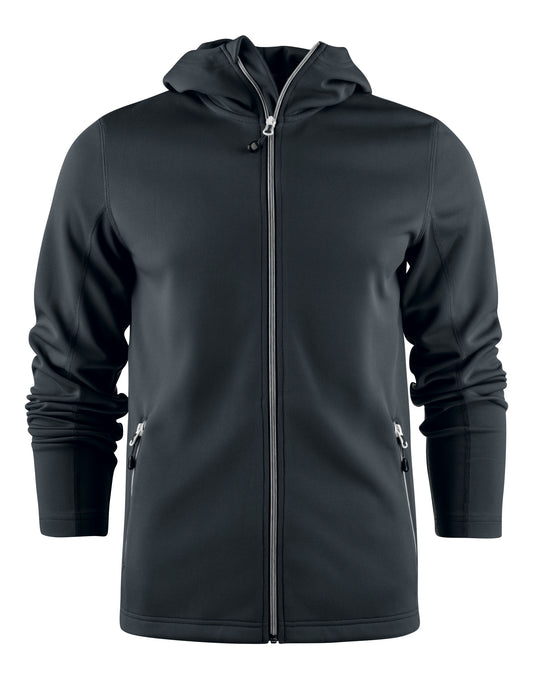 Layback Full Zip Hoodie - Black
