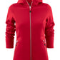 Ladies Layback F/Z Hoodie - Red