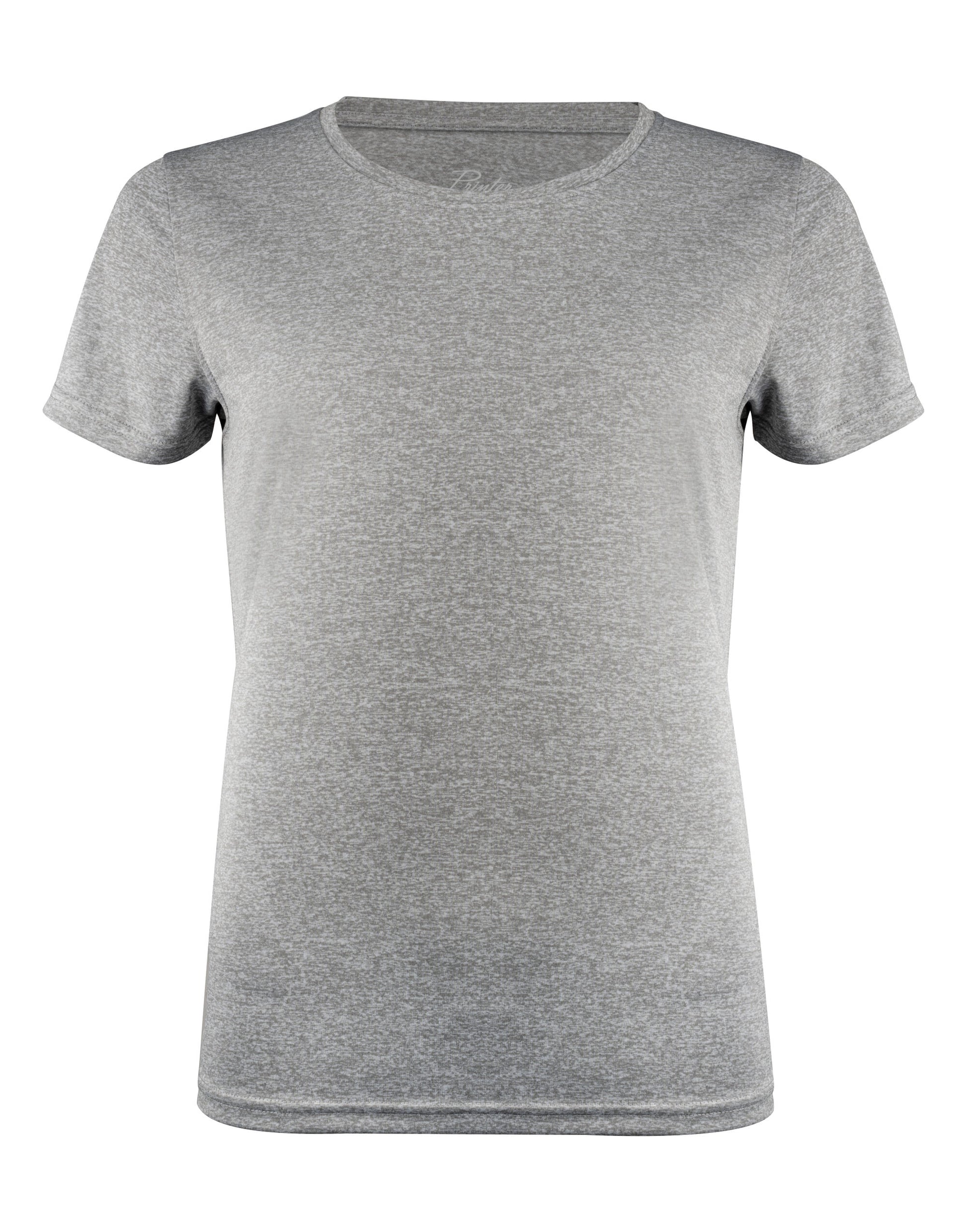 Ladies Run Active T-Shirt - Grey Melange