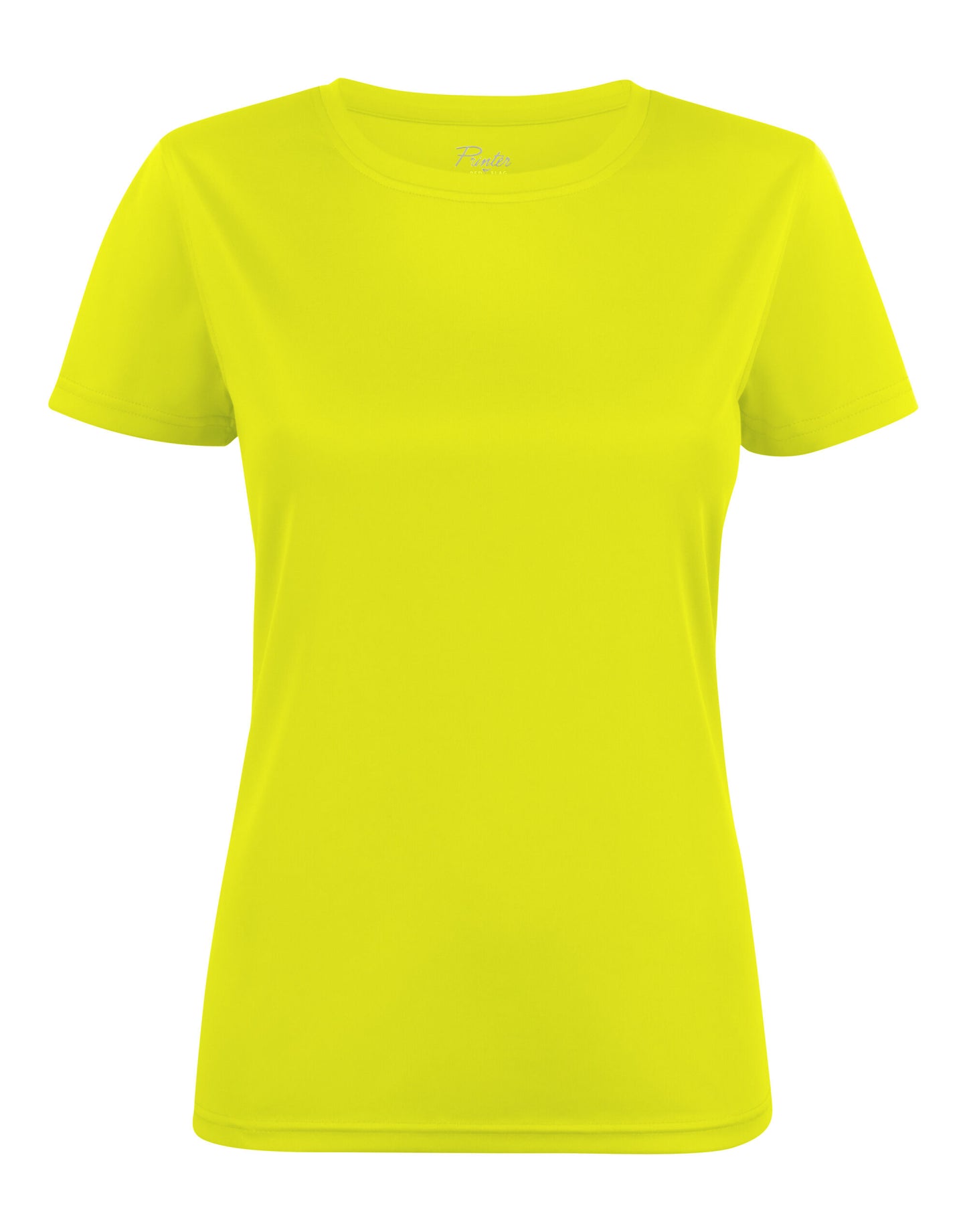 Ladies Run Active T-Shirt - Bright Yellow