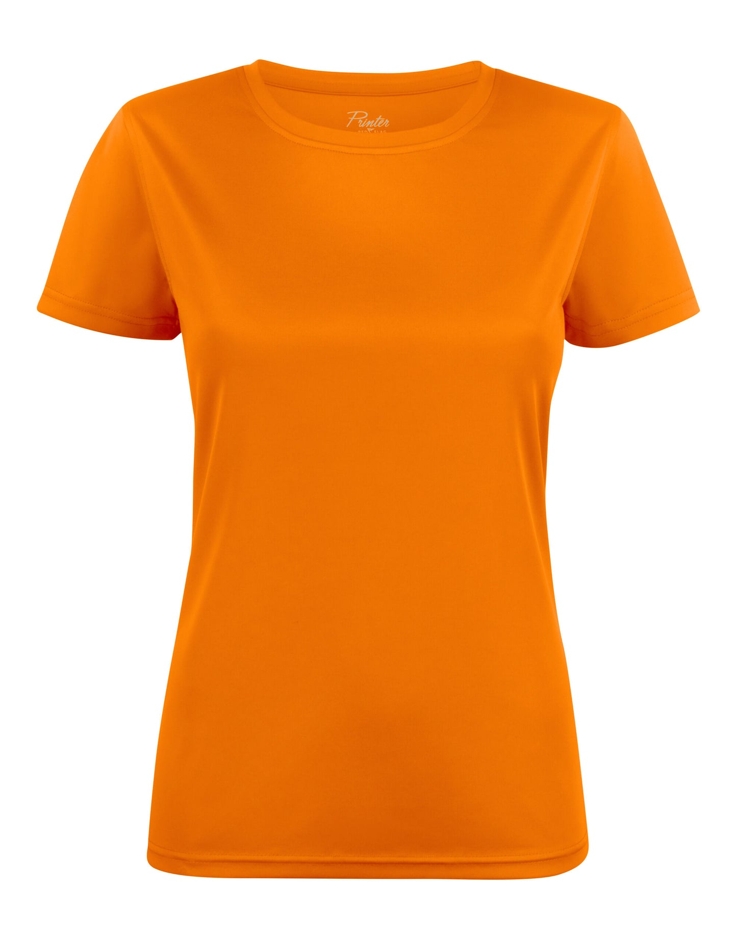 Ladies Run Active T-Shirt - Bright Orange