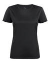 Ladies Run Active T-Shirt - Black