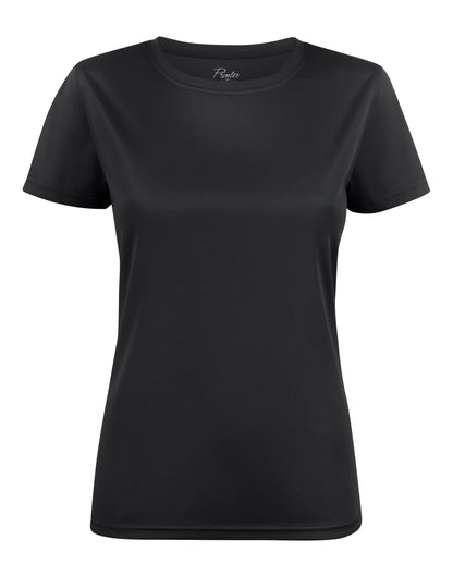 Ladies Run Active T-Shirt - Black