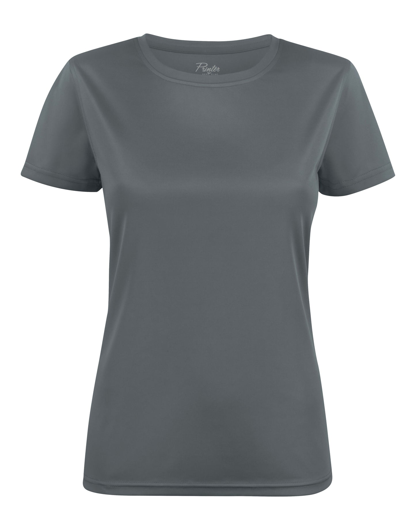 Ladies Run Active T-Shirt - Metal Grey