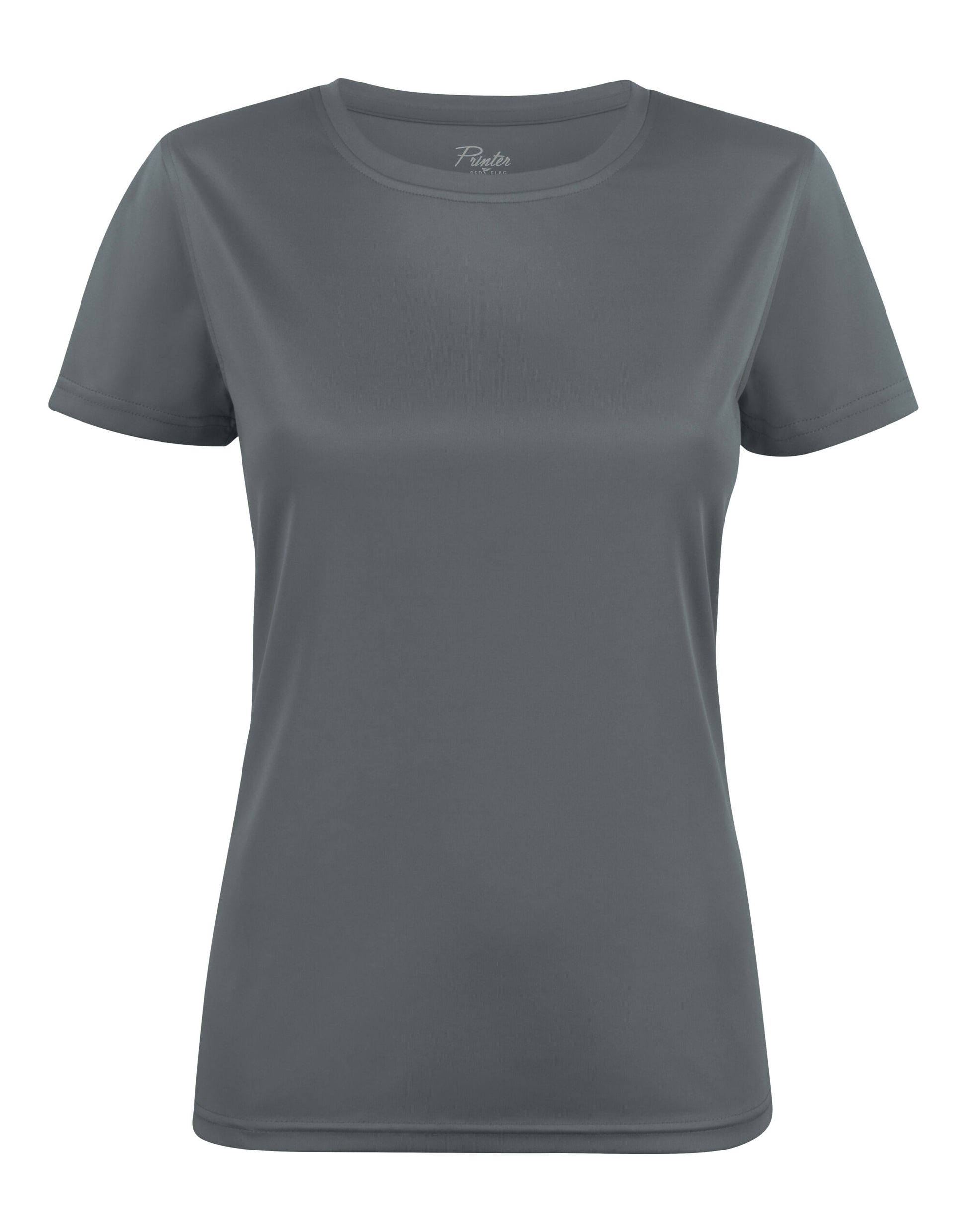 Ladies Run Active T-Shirt - Metal Grey