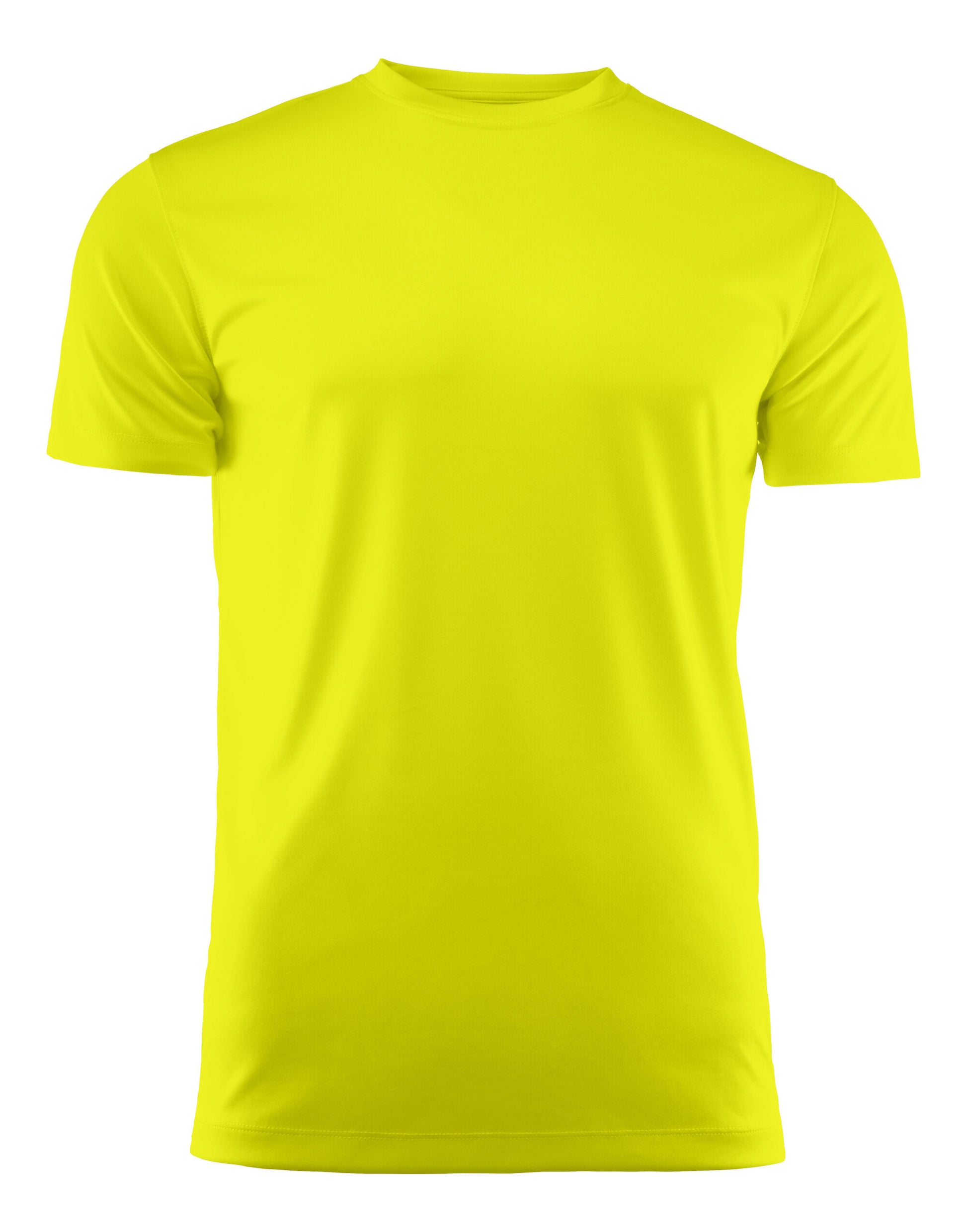 Junior Run Active T-Shirt - Bright Yellow