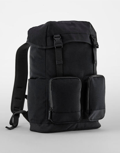 Stockholm Laptop Rucksack - Black