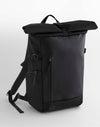 Zurich Roll-Top Backpack - Black
