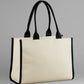 Puerto Large Tote - Natural/Black