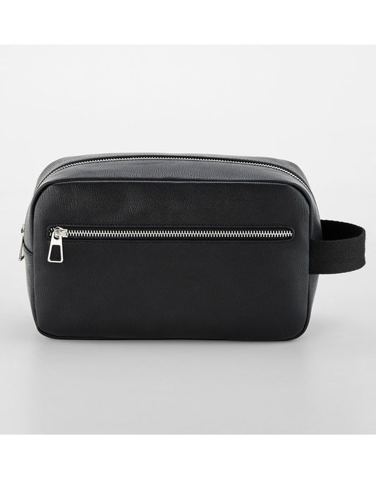 Tailored Luxe Wash Bag - Black