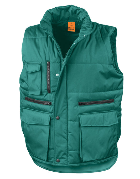 Lance Ripstop Bodywarmer - Bottle Green