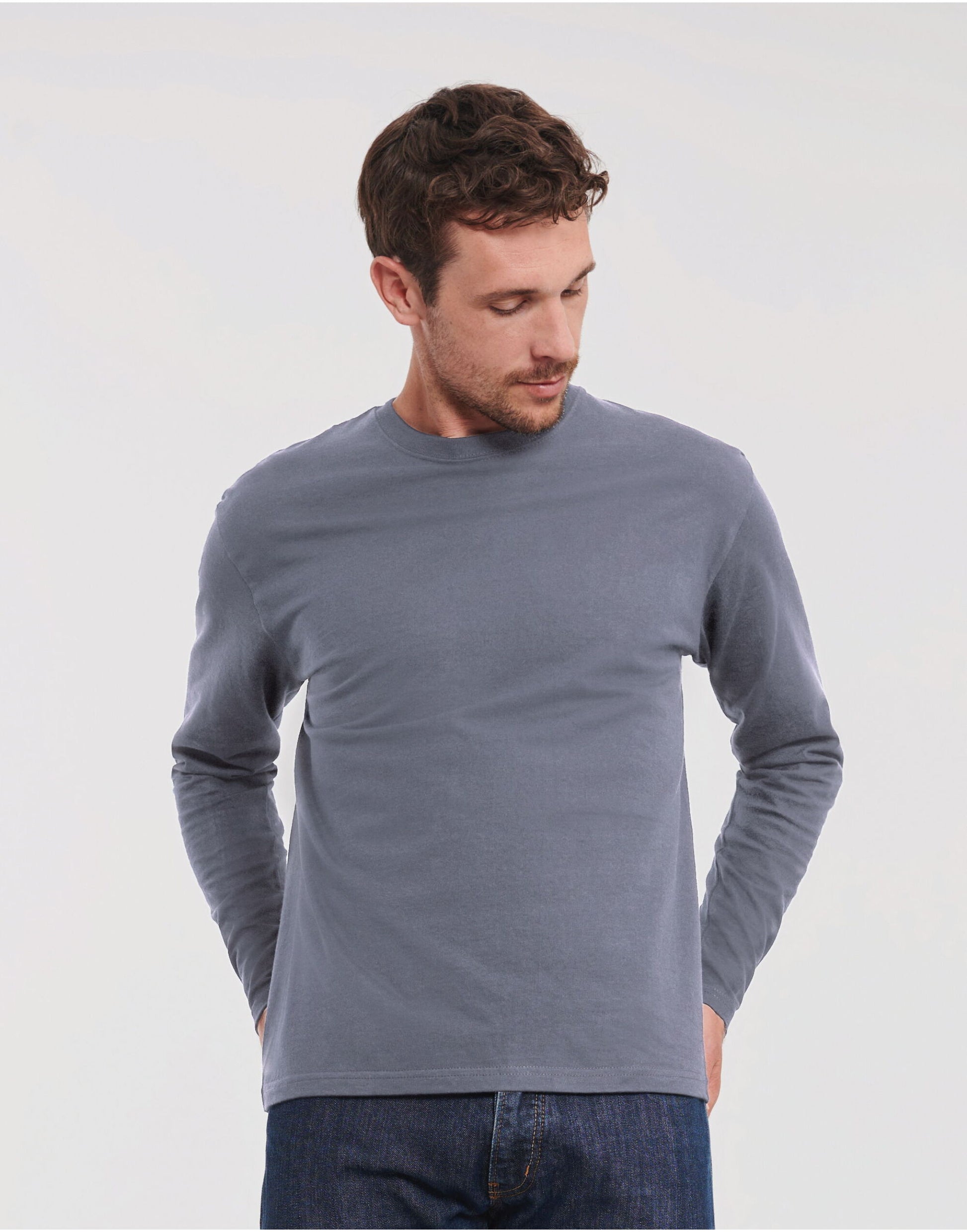 Classic Long Sleeve T - Convoy Grey