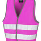 Junior Enhanced Visibility Vest - Fluorescent Pink