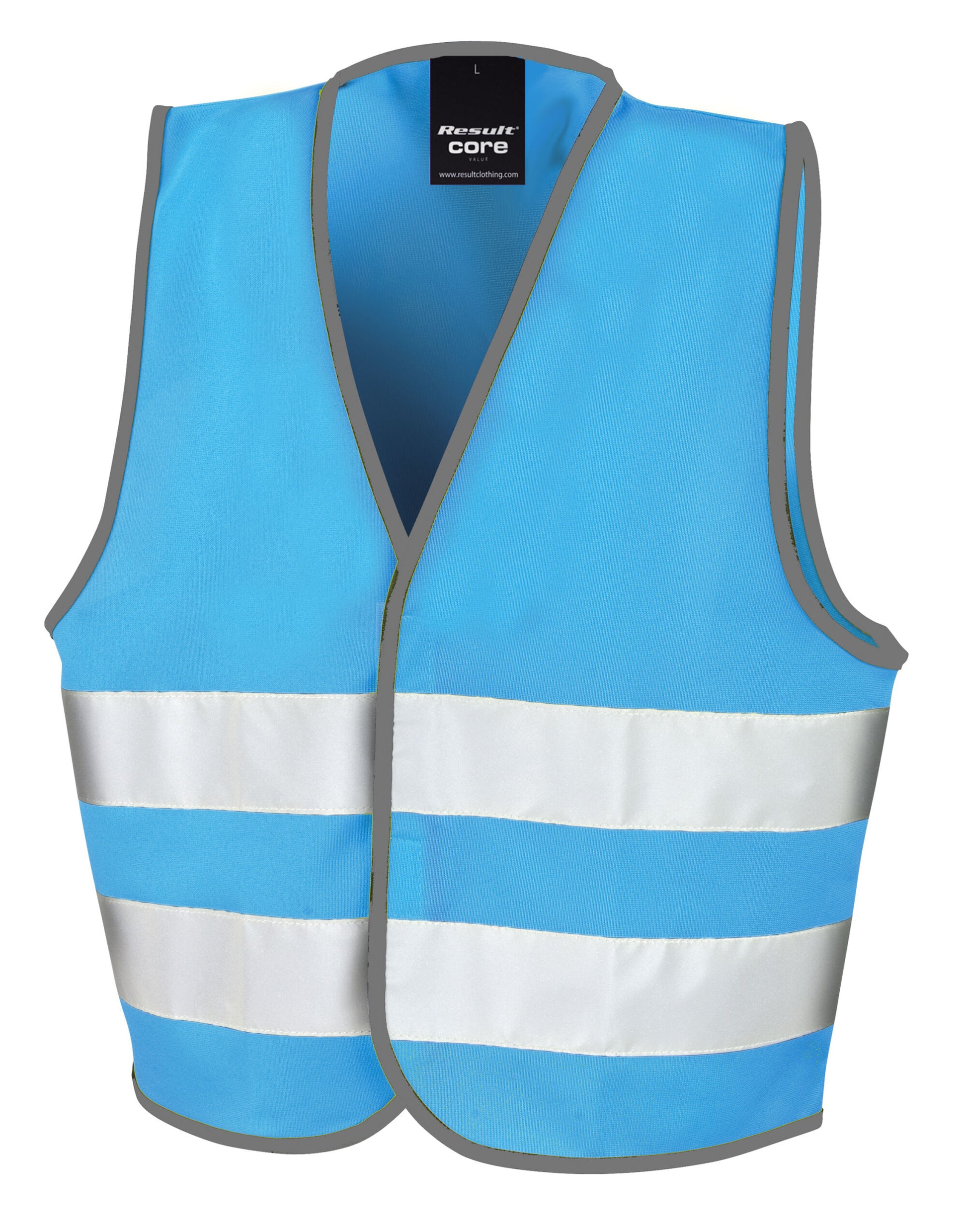 Junior Enhanced Visibility Vest - Sky Blue