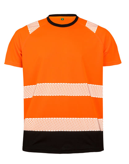 Recycled Safety T-Shirt - Fluoresent Orange