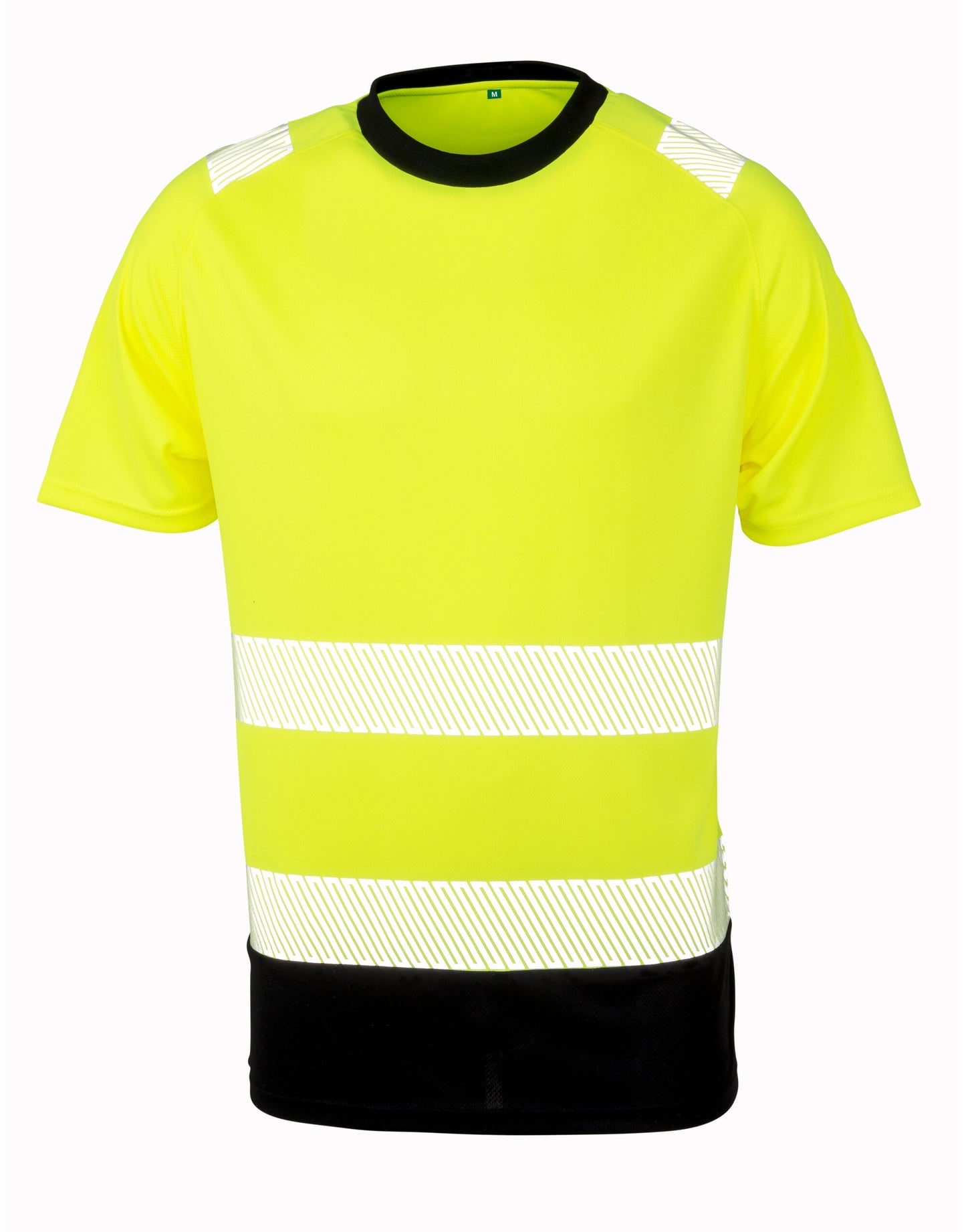 Recycled Safety T-Shirt - Fluoresent Yellow