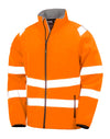 Recycled Printable Safety Softshell - Fluoresent Orange