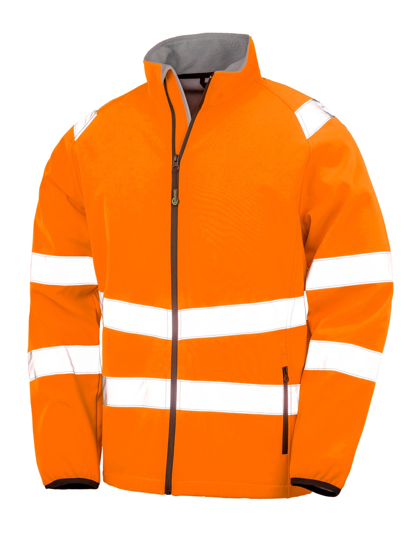 Recycled Printable Safety Softshell - Fluoresent Orange