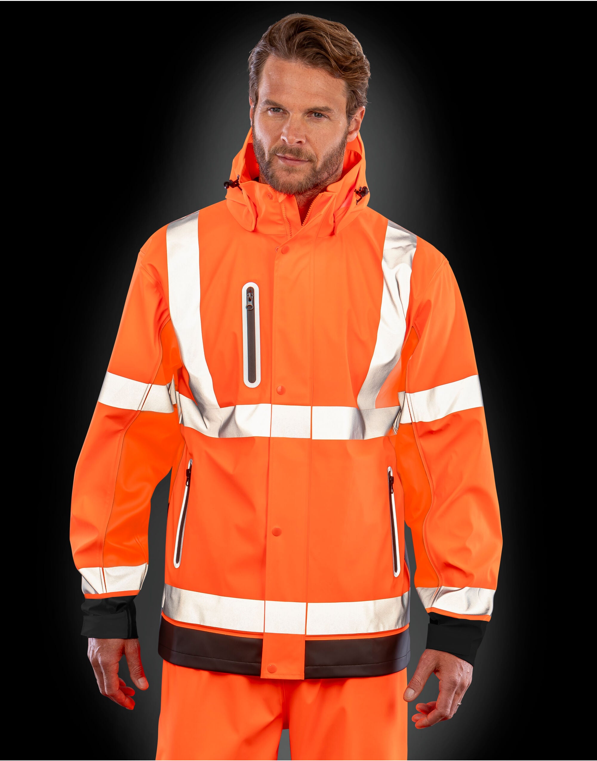 Heavy Duty Prism PU Safe & Dry Jacket With Recycled Backing