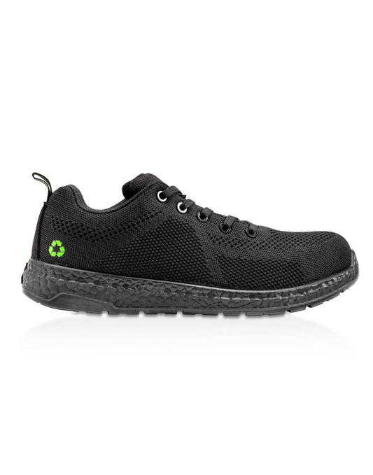 Recycled Safety Trainer - Black