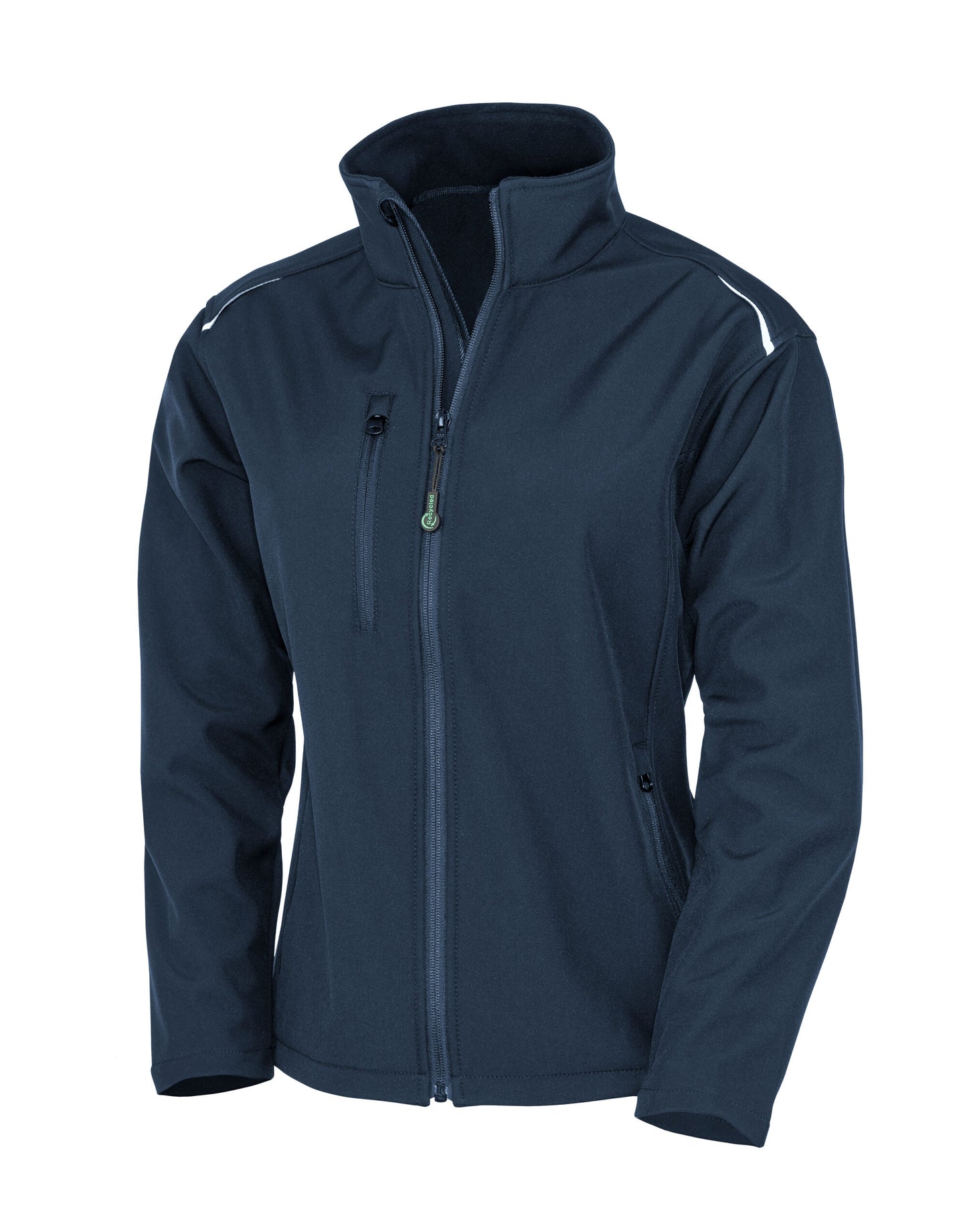 Women's Recycled 3-Layer Printable Softshell Jacket - Navy