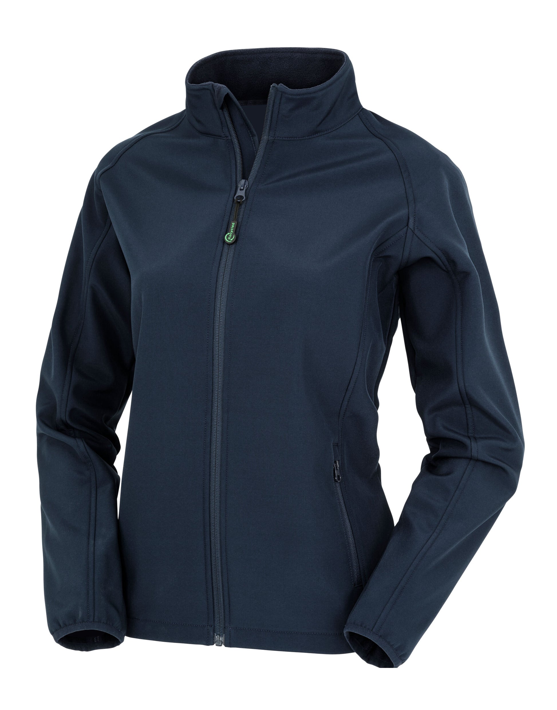 Ladies' Recycled 2-Layer Printable Softshell - Navy