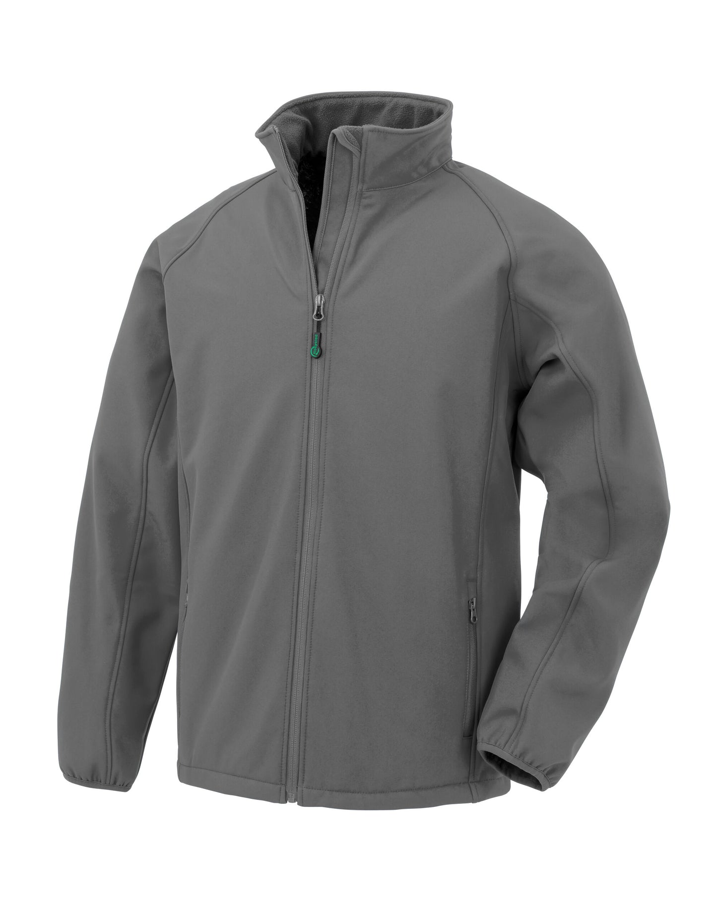 Recycled 2-Layer Printable Junior & Youth Softshell Jacket - Grey