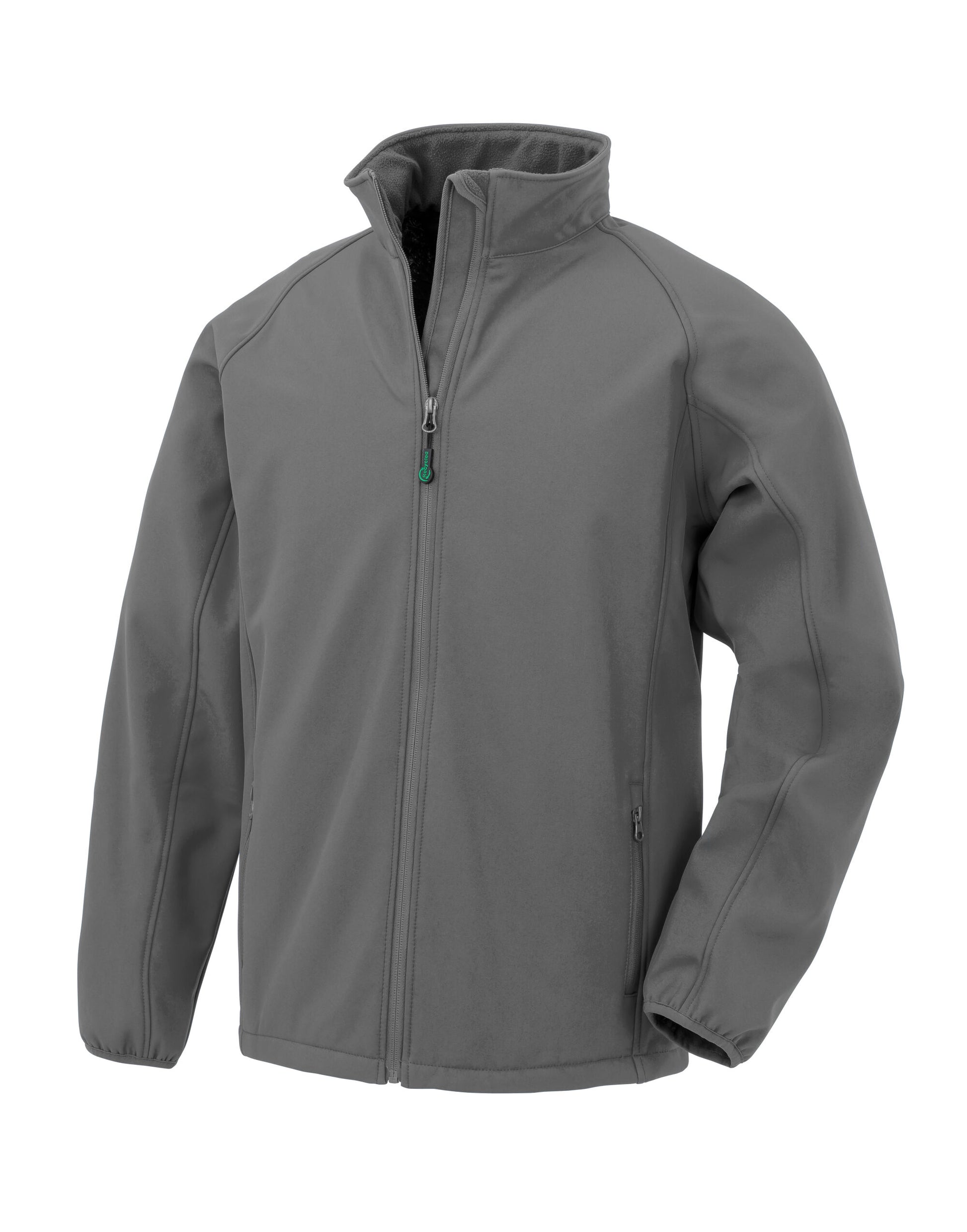 Recycled 2-Layer Printable Junior & Youth Softshell Jacket - Grey