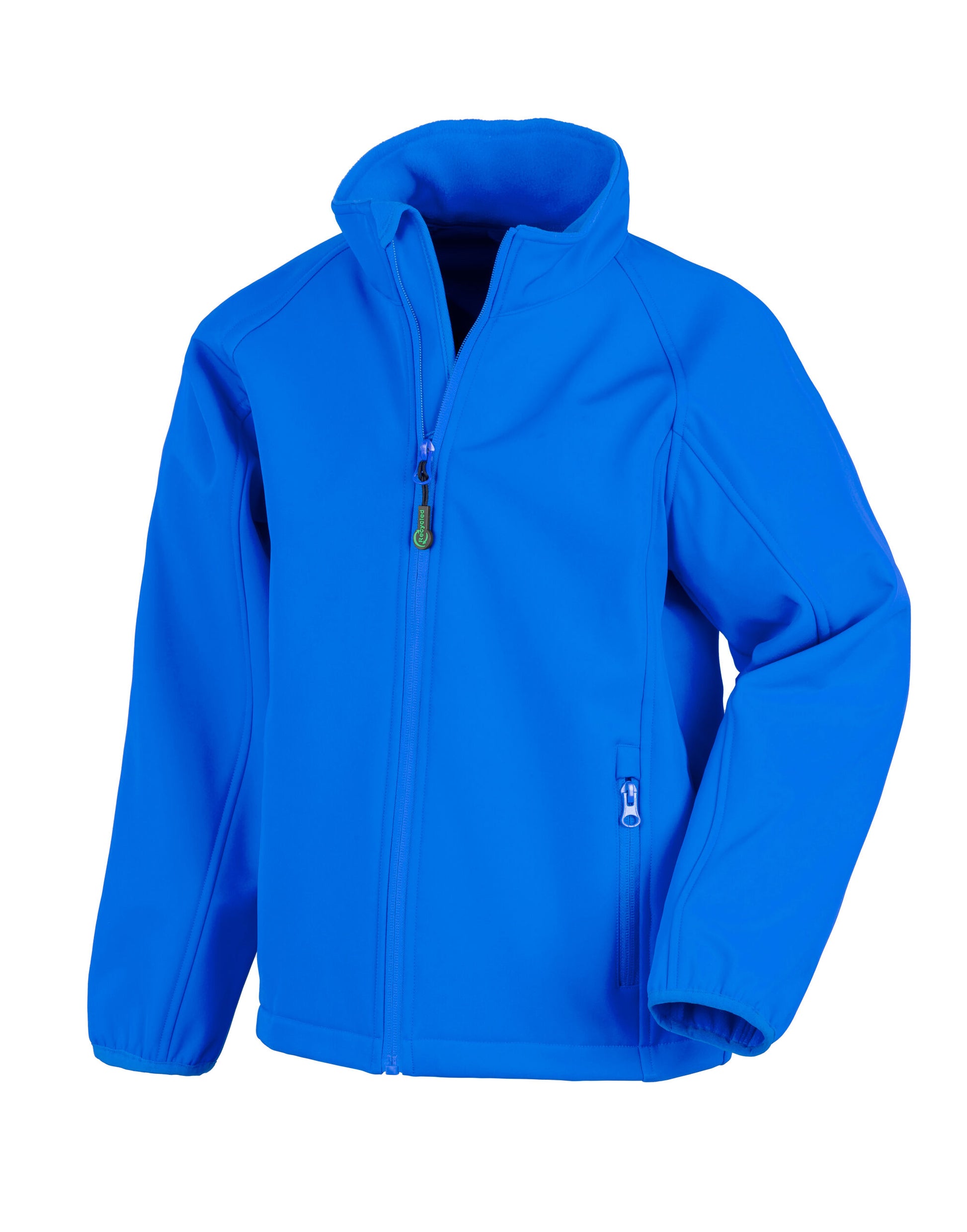 Recycled 2-Layer Printable Junior & Youth Softshell Jacket - Royal Blue