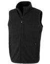 Recycled Unisex Fleece Polythermic Bodywarmer - Black