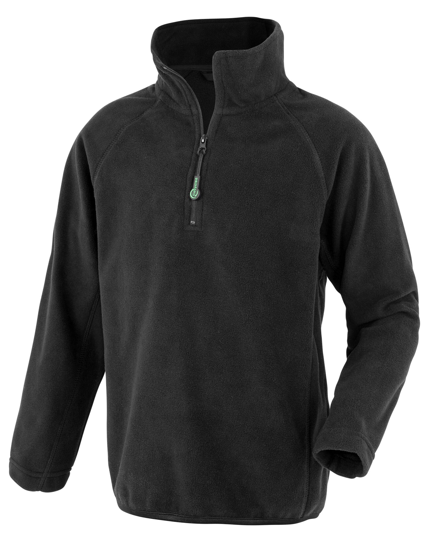 Recycled Junior Microfleece Top - Black