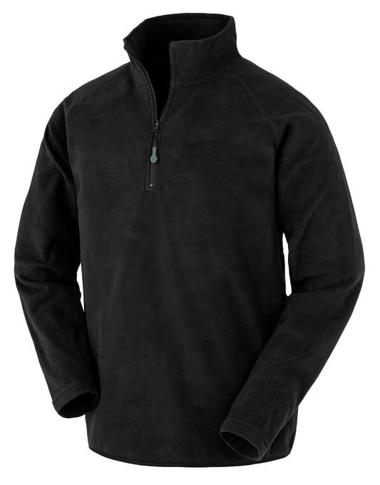 Recycled Unisex Microfleece Top - Black