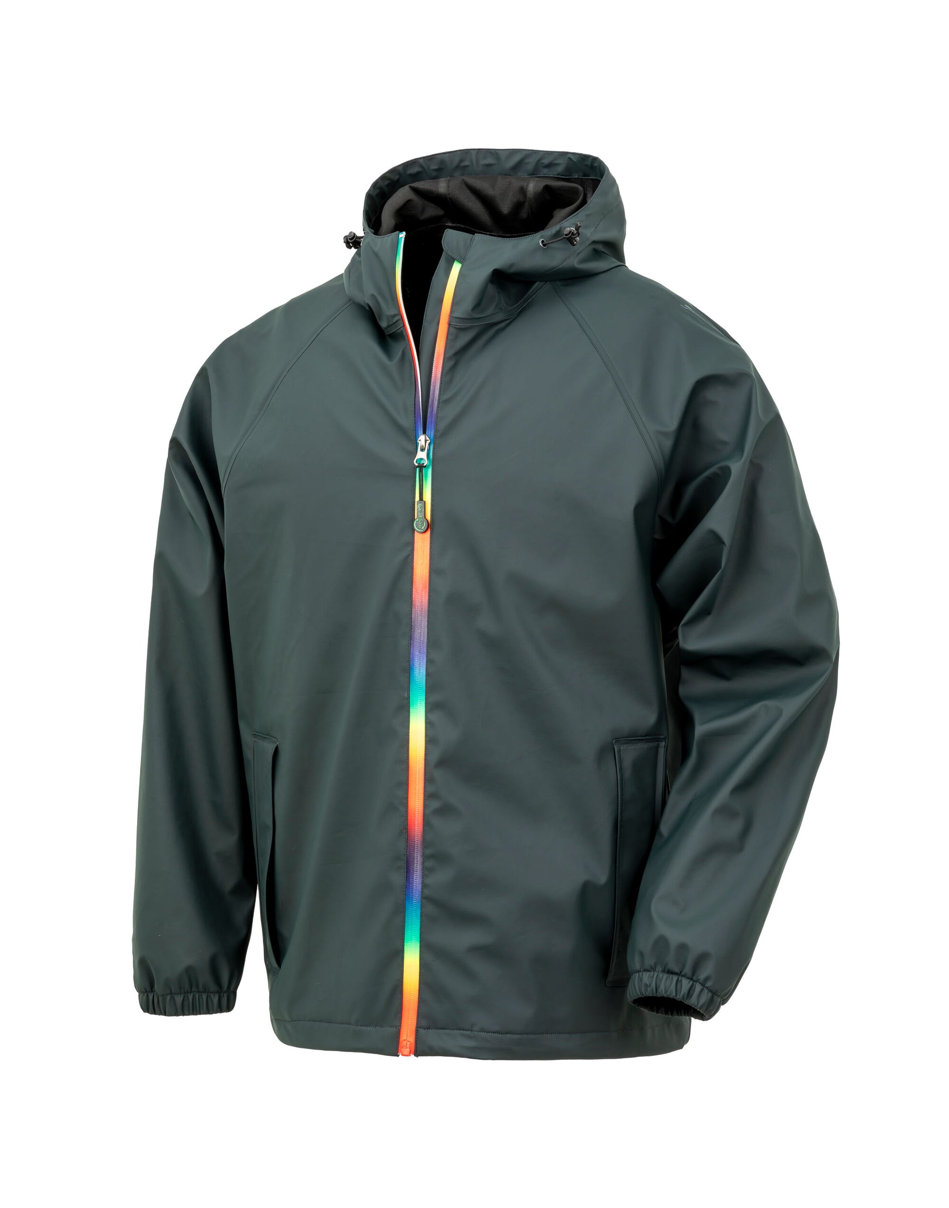 Prism PU Waterproof Jacket - Black Olive