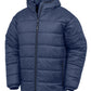 Recycled Hooded Padded Parka - Navy