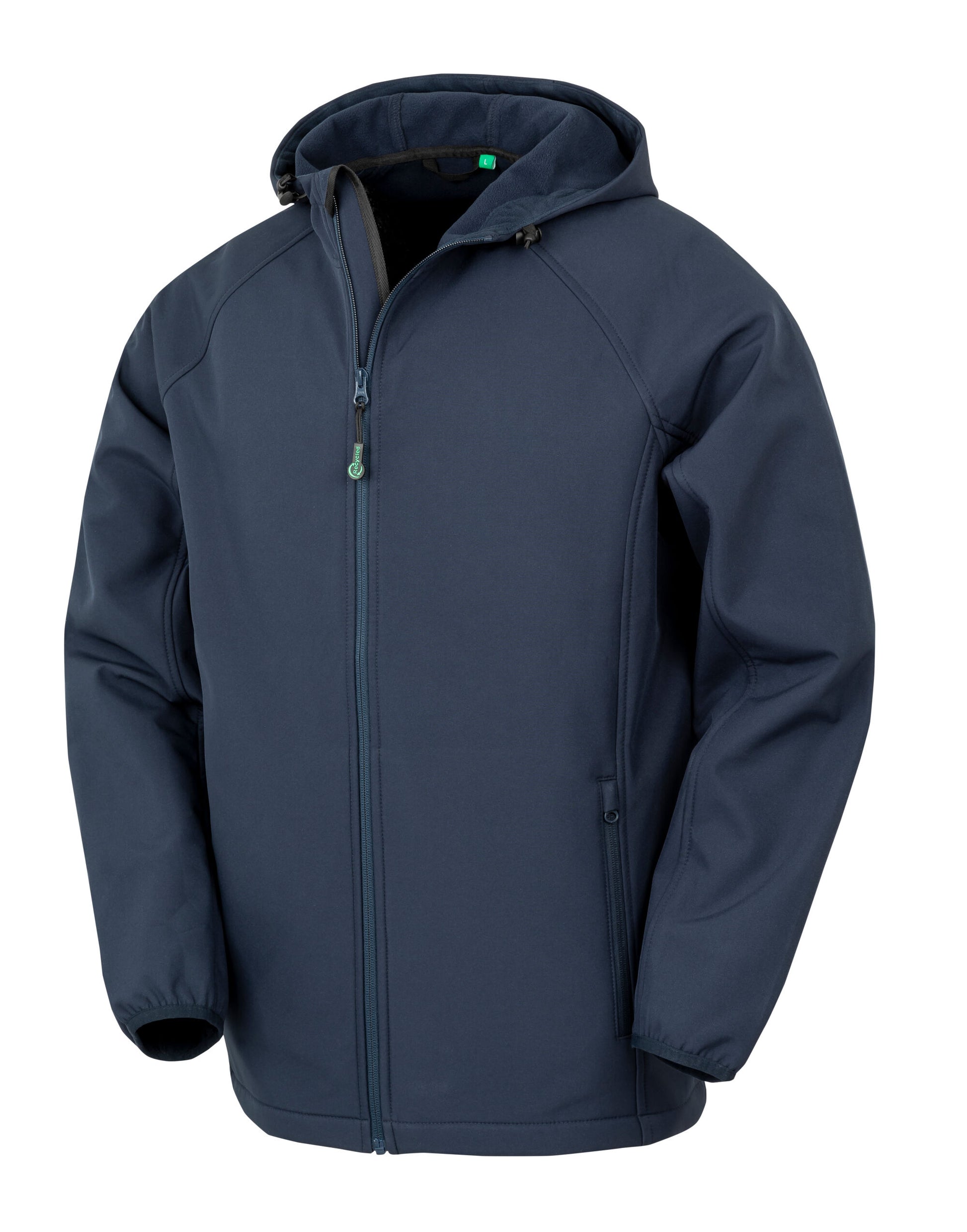 Recycled 3-Layer Printable Hood Softshell - Navy
