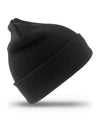 Recycled Woolly Ski Hat - Black