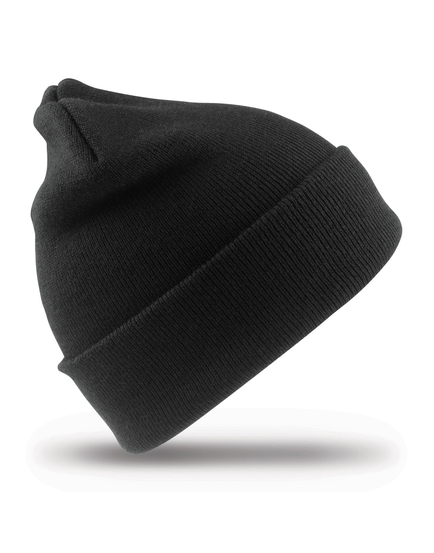 Recycled Woolly Ski Hat - Black
