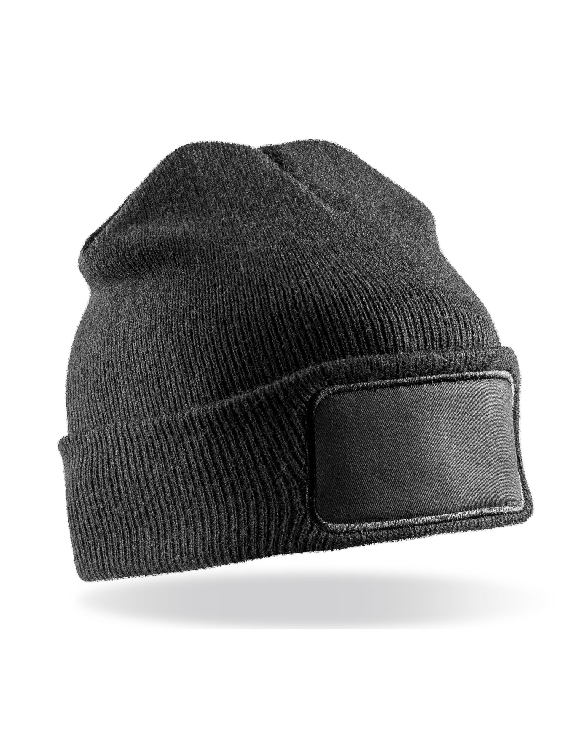 Recycled Thinsulate™ Printers Beanie - Black