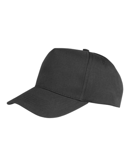 Junior Recycled Printers Cap - Black