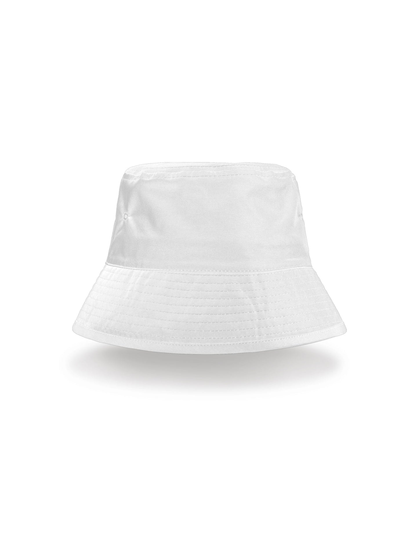 Recycled Bound Edge Bucket Hat - White