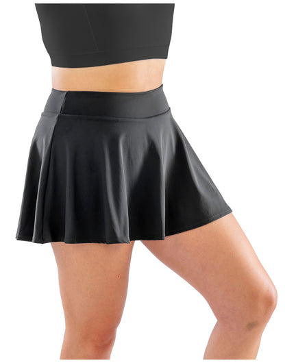 Ladies Fitness Skort - Black