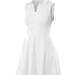 Ladies Fitness Dress - White