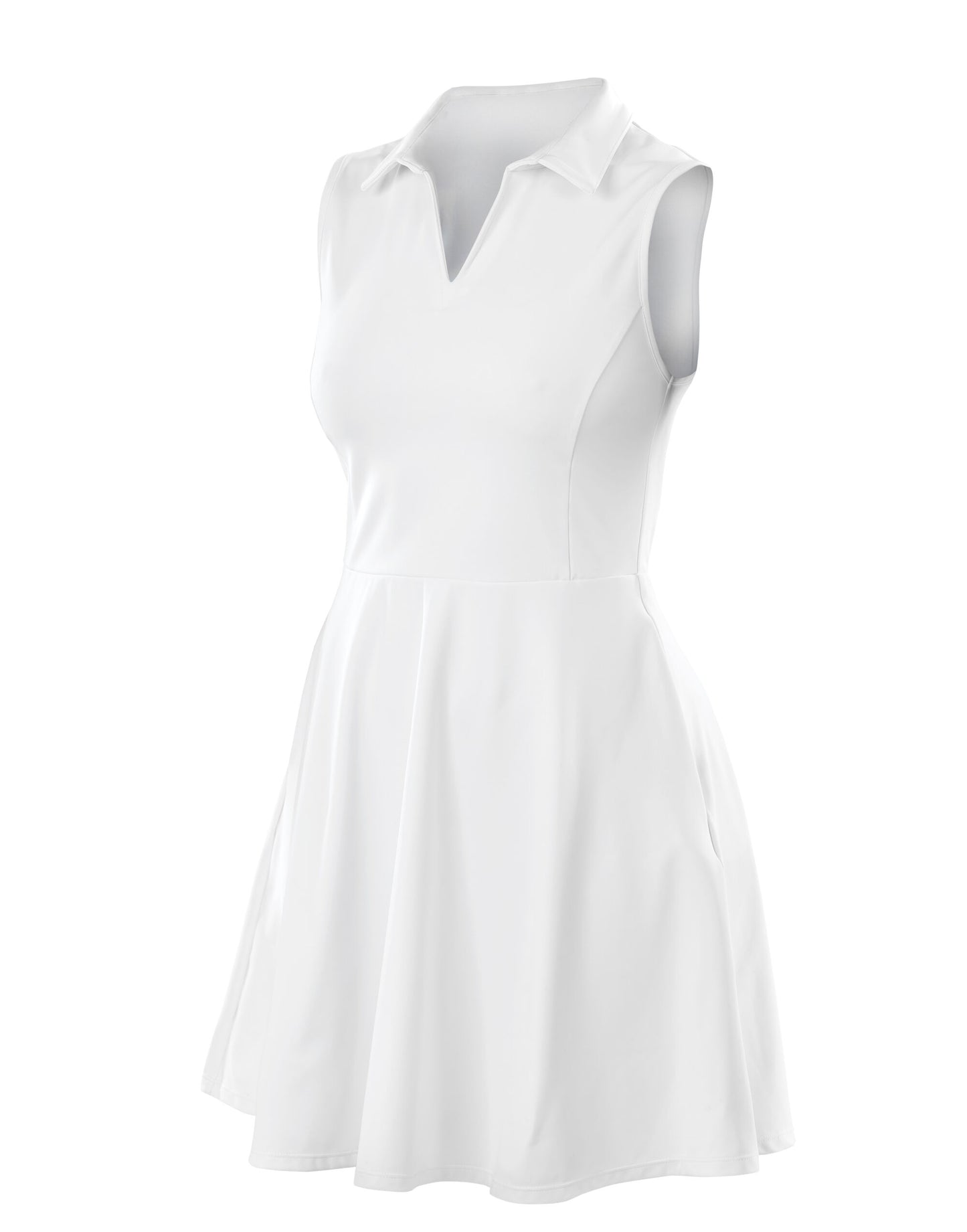 Ladies Fitness Dress - White