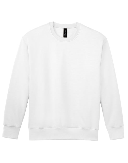Softstyle Midweight Fleece Adult Crewneck - White