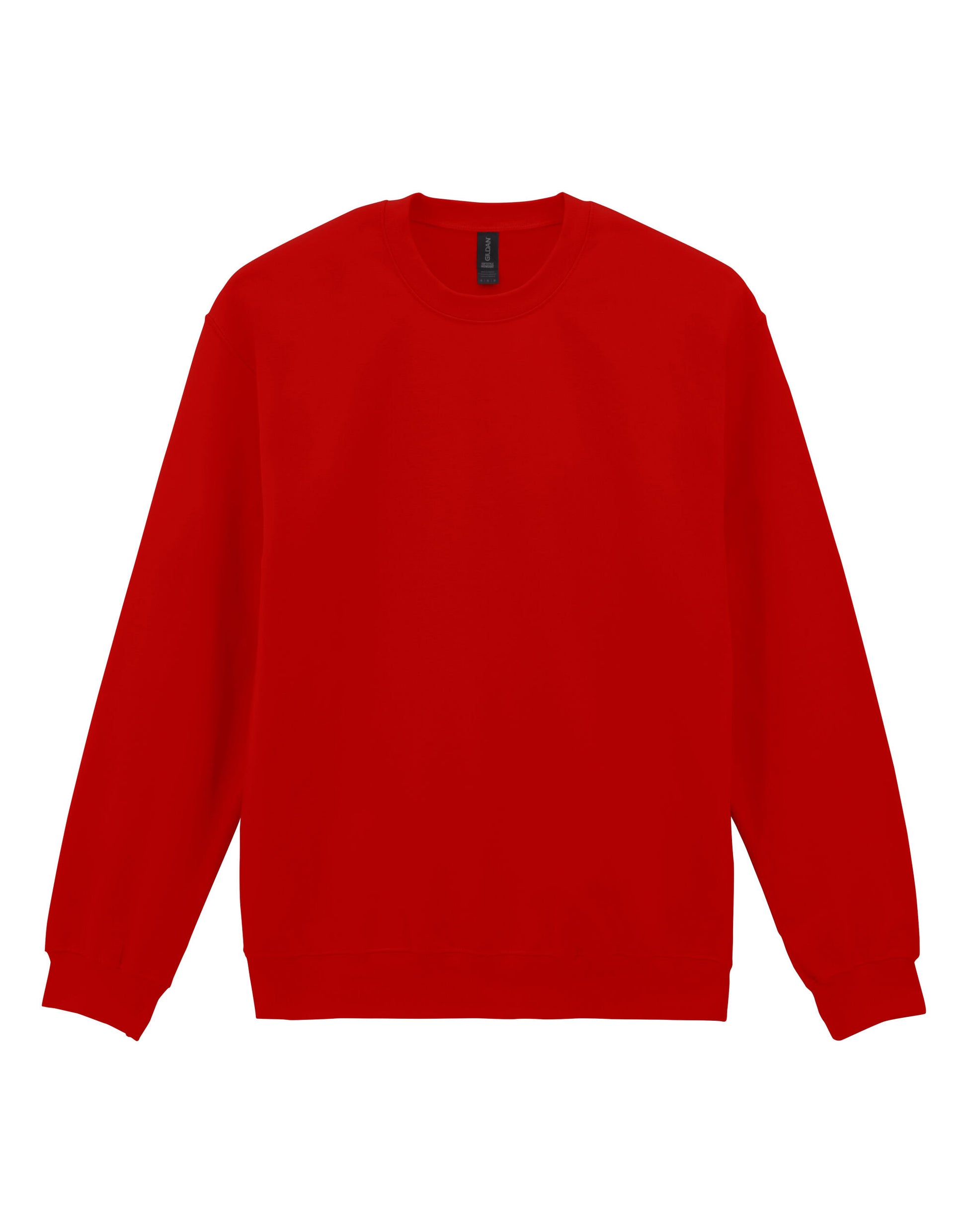 Softstyle Midweight Fleece Adult Crewneck - Red