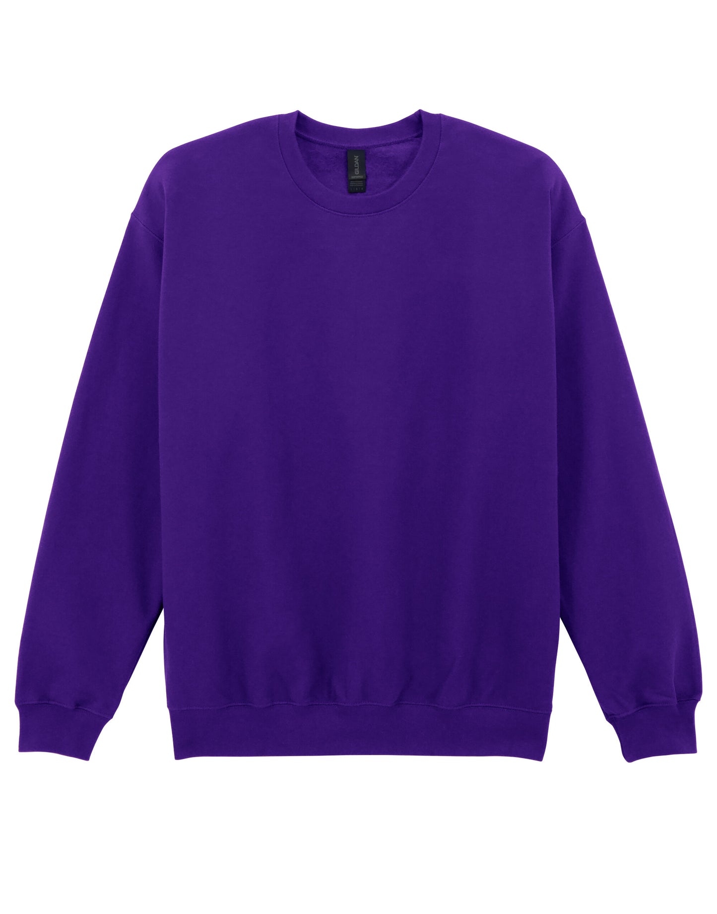 Softstyle Midweight Fleece Adult Crewneck - Purple