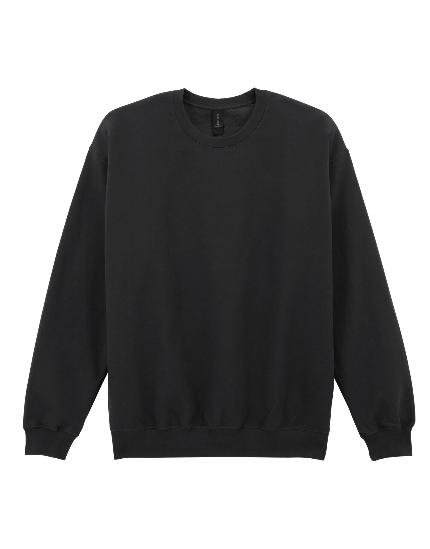 Softstyle Midweight Fleece Adult Crewneck - Black