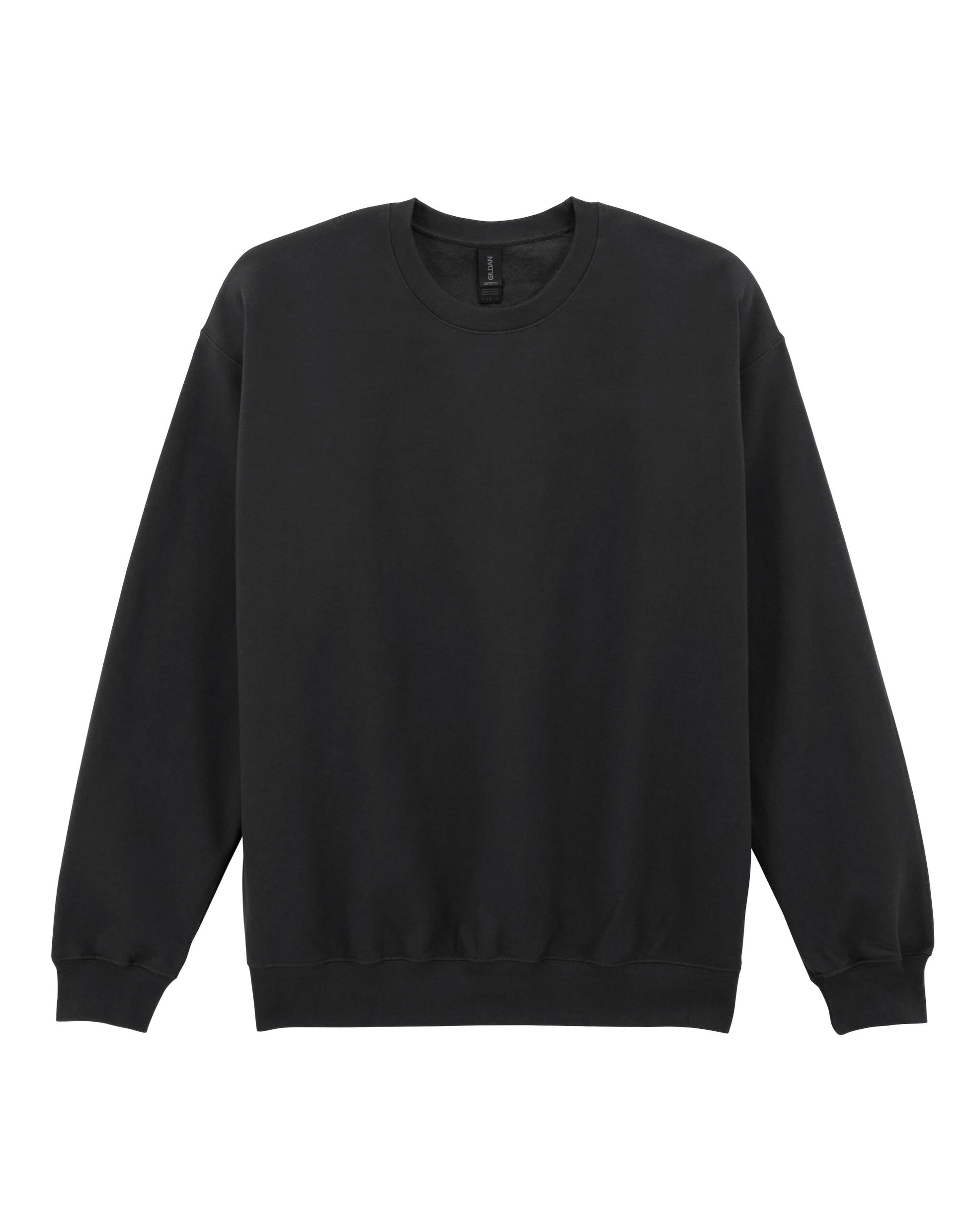 Softstyle Midweight Fleece Adult Crewneck - Black