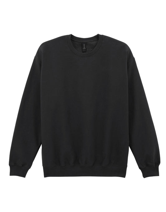 Softstyle Midweight Fleece Adult Crewneck - Black