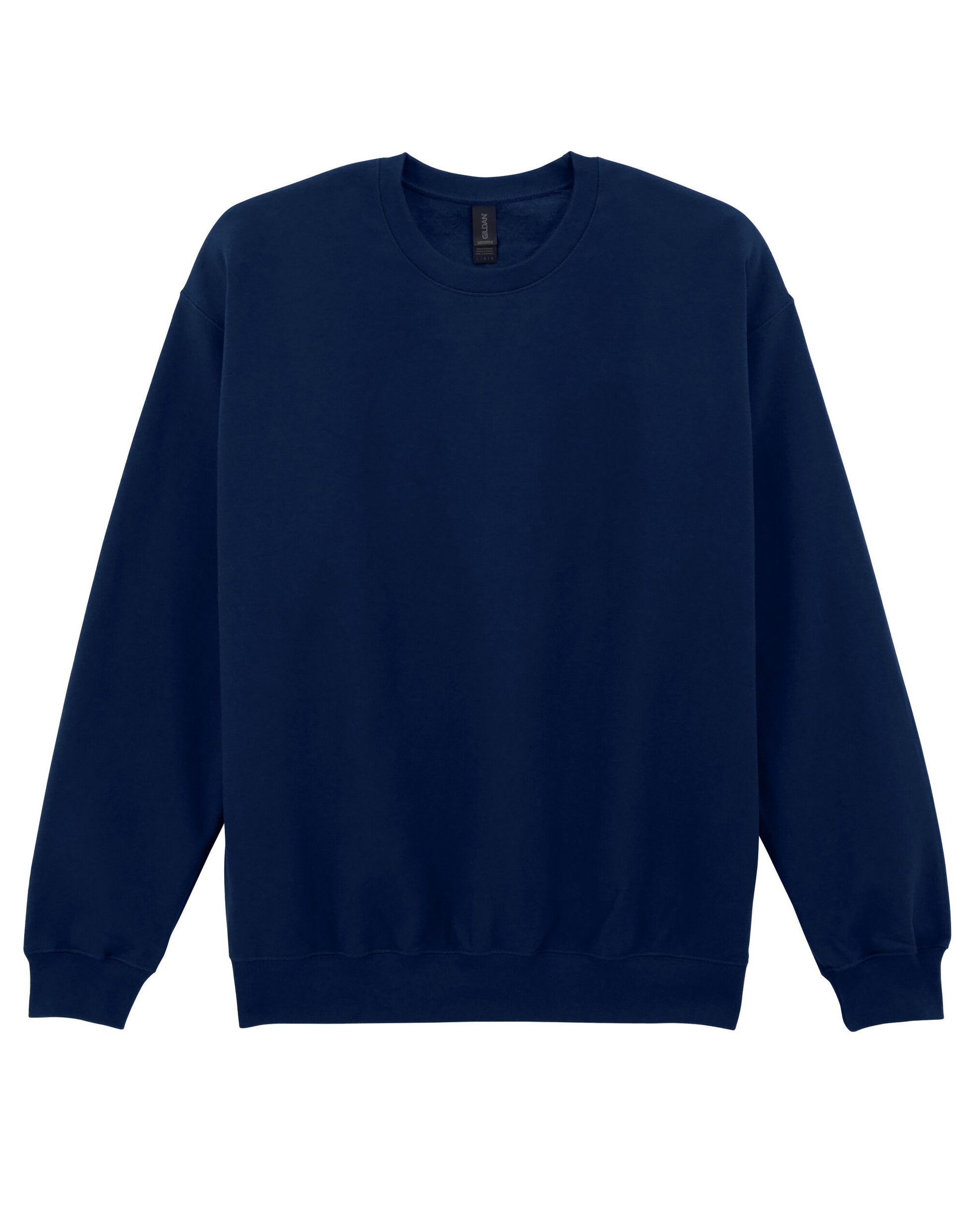 Softstyle Midweight Fleece Adult Crewneck - Navy Blue